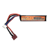 Akku LiPo 7.4V 600mAh - Deans / T-Stecker